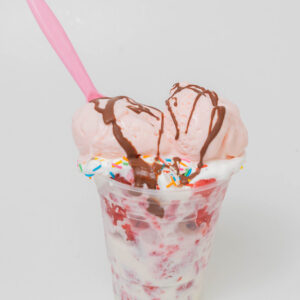 Fresas Congeladas con Nieve