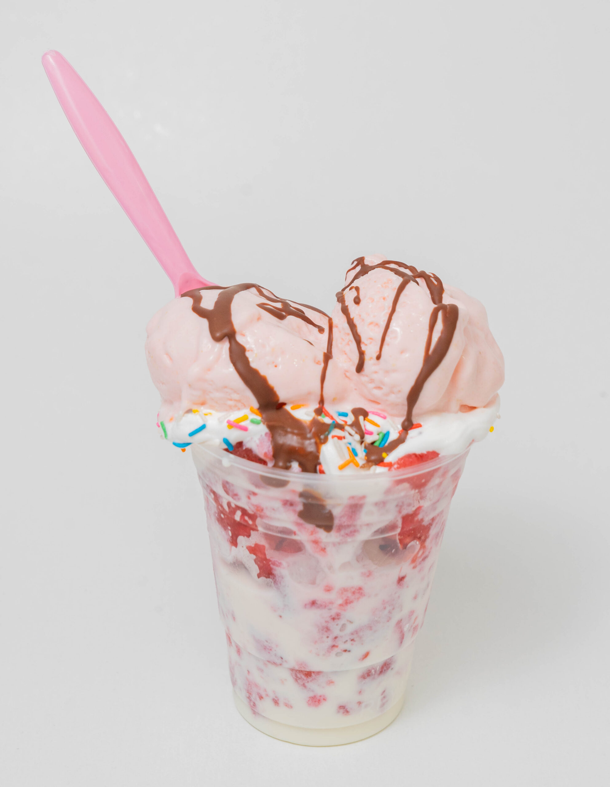 Fresas Congeladas con Nieve